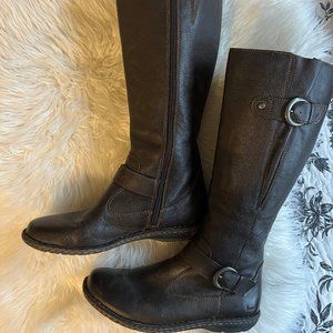 Brown Knee Boots Size 8 BOC